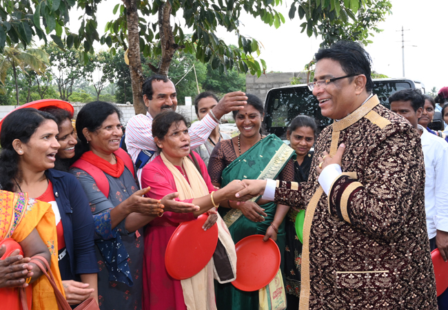 Bro Andrew Richard celebrates his 60th Birthday with grandneur amidst a large number of devotees here on Sunday, 16th, 2023, at Grace Ministry Prayer Centre Budigere in Bangalore with a myriad of wishes.